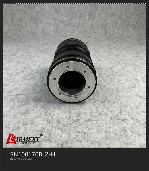 PCBR Rubber Double Convoluted Air Suspension Spring 145 PSI SN100170BL2-H