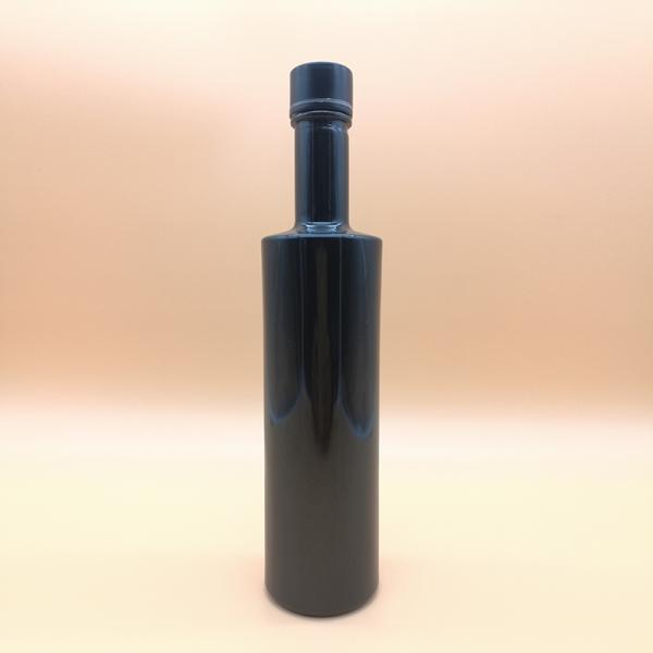 750ml Black Label Whiskey Glass Bottle with Decal Surface and Cork Closure System