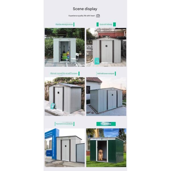 Roof Composite House for Steel Structure Outdoor Storage Room within Postmodern Design Style