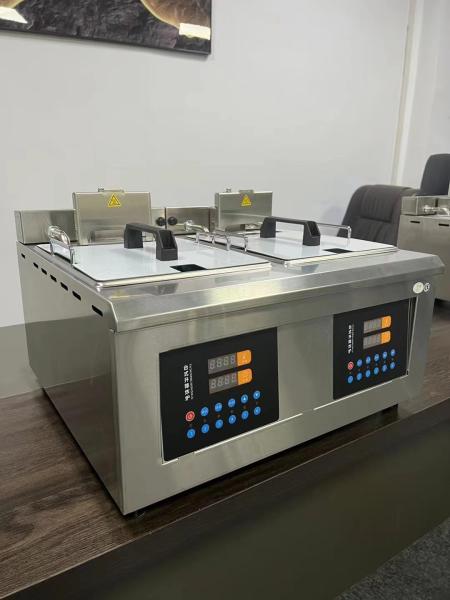 Multifunctional Stainless Steel Deep Fryer Automatic Lifting Oil Frying Machine Pot for Chicken Chop French Fries Potato Fish