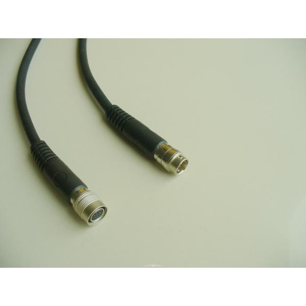 Coaxial Type Hirose Cable PVC Sheath Material With Circular Coupled Connector