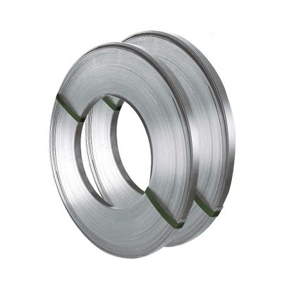 Hot Dip Galvanized Spring Hardened And Tempered Strip Steel Iron Sheet Packaging Tape 25mm