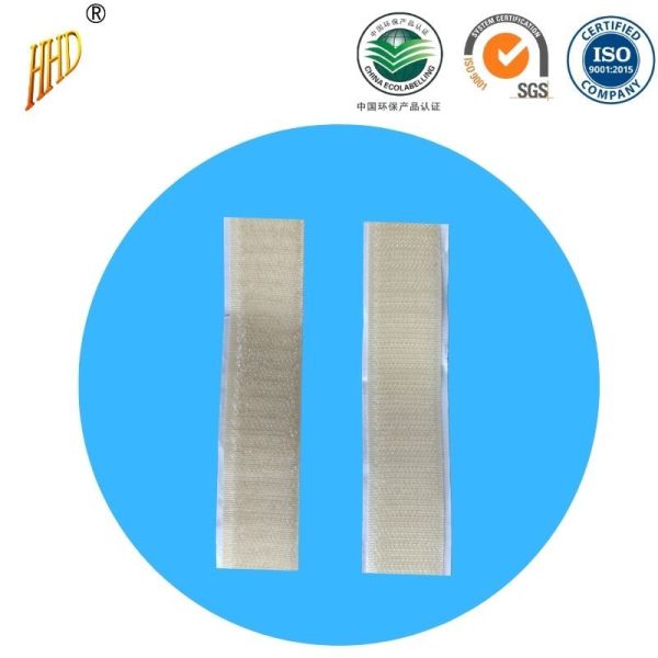 Flame Retardant PPS Adhesive Hook and Loop Tape Roll | High Temperature Resistant Fireproof Fastening Tape | Industrial Grade Hook and Loop Tap