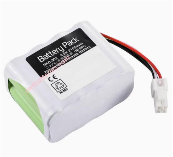Nihon Kohden NKB-302 9.6V 2100mAh Battery Compatible New for OPV-1500 X064 OPV-1500K ECG