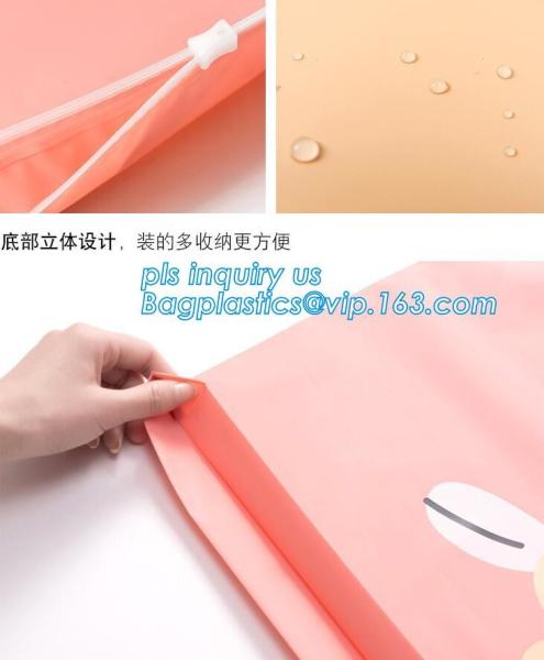Clear poly leakproof plastic slider zipper bags for packaging, slider zipper lock bag, Plastic Slider Top Zipper Bag