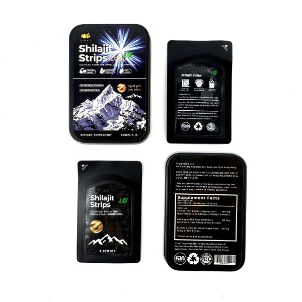 Natural Performance Himalayan Shilajit Oral Energy Strips For Men in Stock