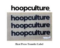 PMS Garment Heat Transfer Label Iron On Washable Twill Collar Shirt Tags