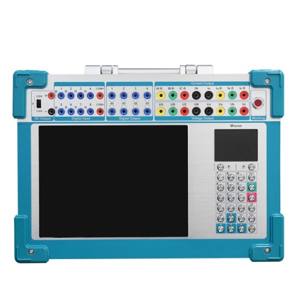 6‑Phase Microcomputer Relay Protection Tester 6I 6V Output Protection Relay Test Set for Substation Relay Calibration