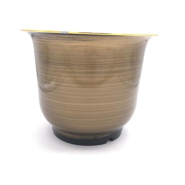 Цветочный горшок металла сияющий пластиковый с поддонника стилем совместно китайским