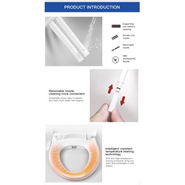 European Standard Easy Clean Electric Bidet Toilet Seat