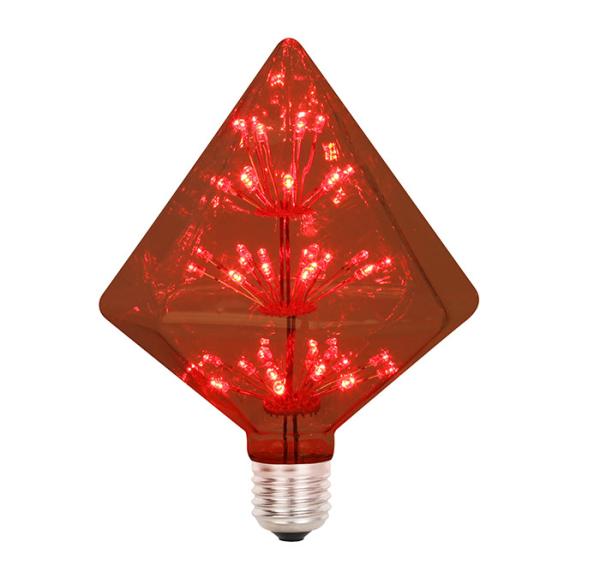Led G125 Globe Decorative Filament Bulbs Colorful Holidays Filament Style Led Bulb