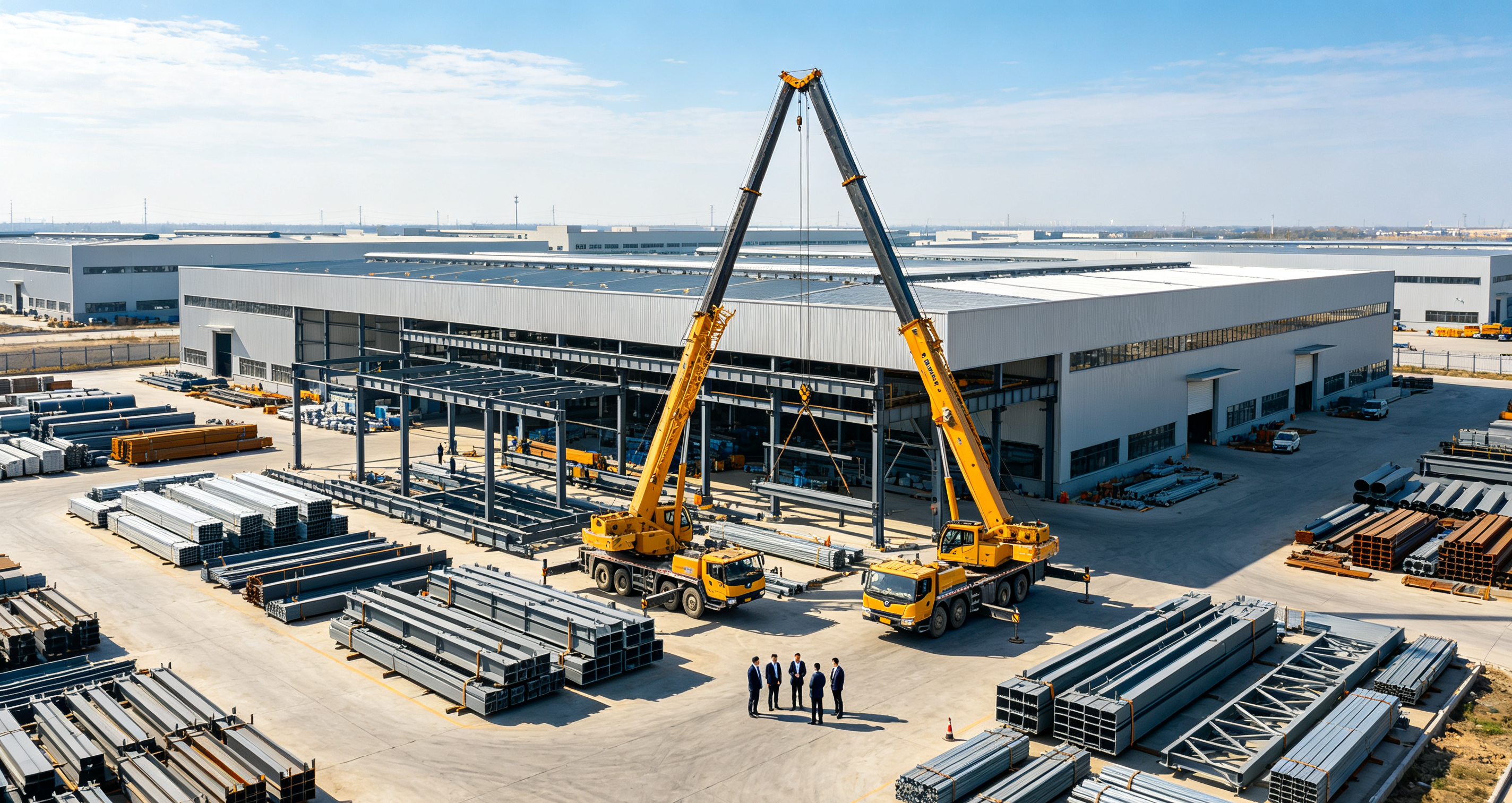 Steel Structure Factory Prefab Oem Large Span Steel Workshop Building With Customized Structure And Enclosure System