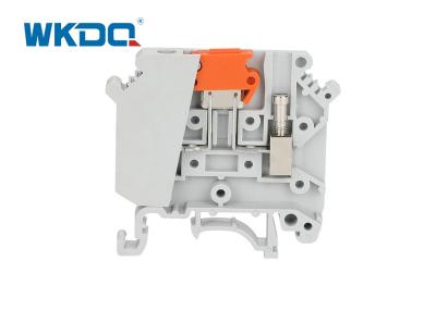 A faca do bloco de terminais da braçadeira do parafuso do trilho de JUK 5-MTK P/P desliga a baixa tensão 800V/16A com estrutura fina