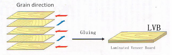 Laminate Veneer Lumber /Furniture grade poplar LVL plywood for bed slats /LVL osha scaffold plank