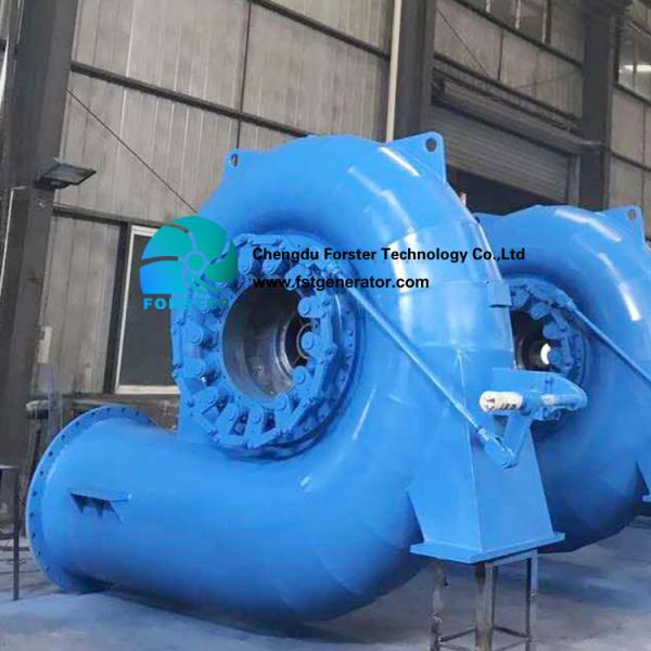 High Efficiency 600kw to 10mw High And Low Voltage 380v - 35kv Francis Turbine Generator Unit For HPP
