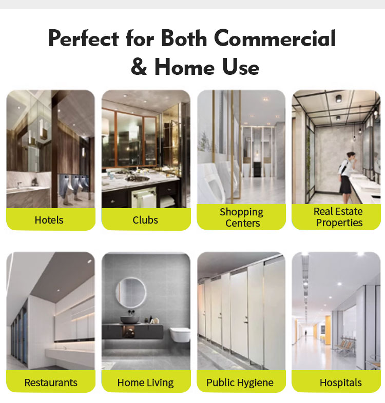 Hotel Wall Mounted Manual Soap Dispenser With 300ml Capacity 65x75x220mm Size