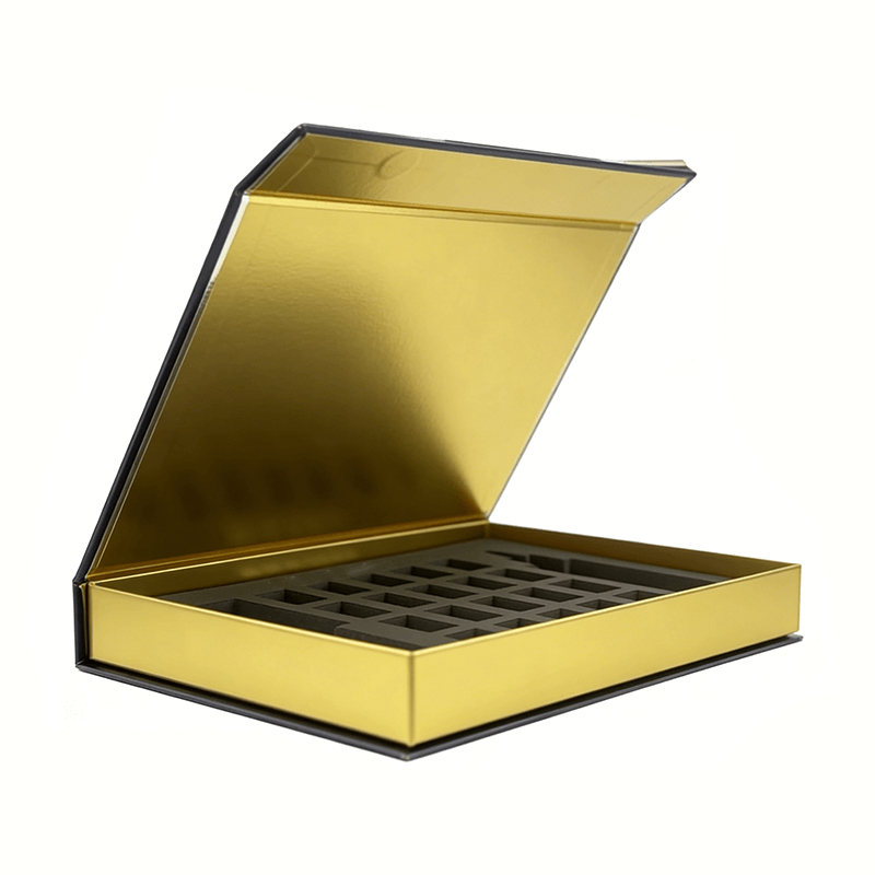 Luxury Premium Magnetic Closure Flip Top Rigid Cardboard Package Box Matte Paper Gift Box for Cosmetics