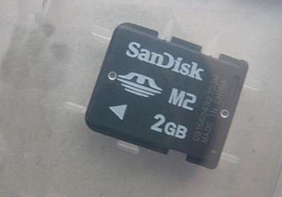 Cartões de memória Flash compactos para SanDisk M2
