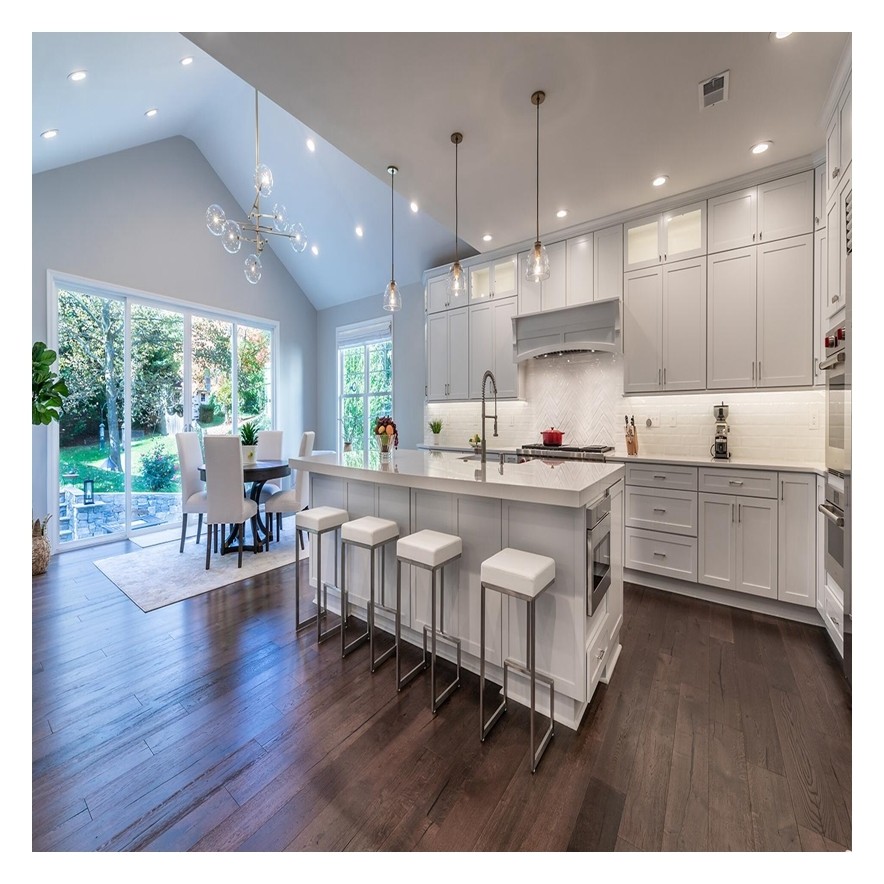 Modern Style High Gloss Lacquer Finish Kitchen Cabinets with Plywood Carcase Material