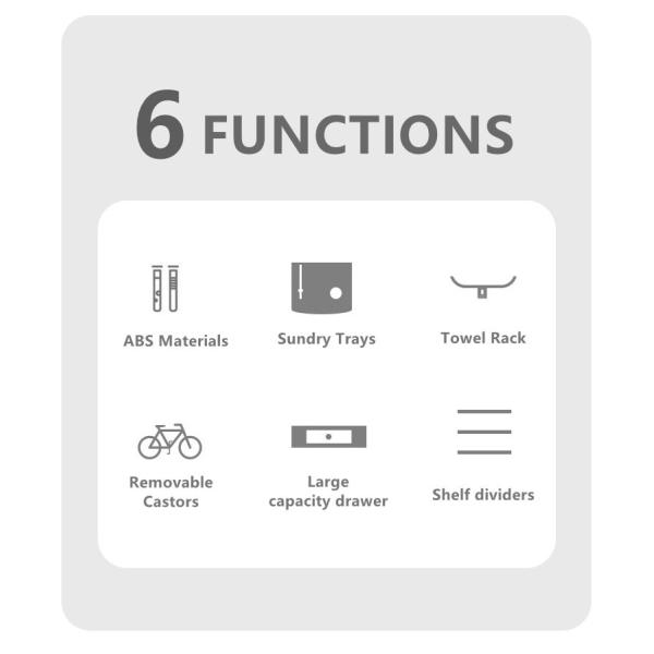 Multifunctional Adjustable Medical Bedside Table Hospital Durable Steel Lockers