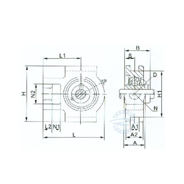 Pillow block bearing UCT210 Take-up ball bearing units Block Bearing Chrome steel