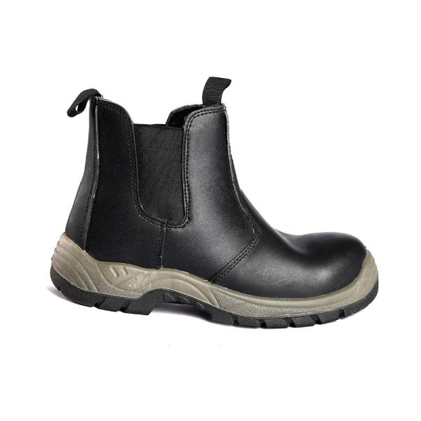Shengjie Steel Sole Steel Toe Anti-Smash Insert Safety Footwear Rubber/EVA Injection Outsole Side Elastic Safety Shoes