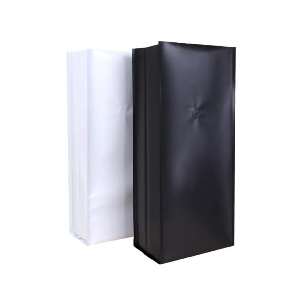 Moisture Proof Smell Proof Printed Coffee Bags With Valve  And Tin Tie 500g 1kg