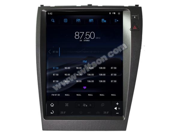 Écran Android Tesla Vertical 12.1 pour Lexus ES ES240 ES300 ES330 ES350 2006-2012, Système multimédia stéréo GPS Carplay pour voiture