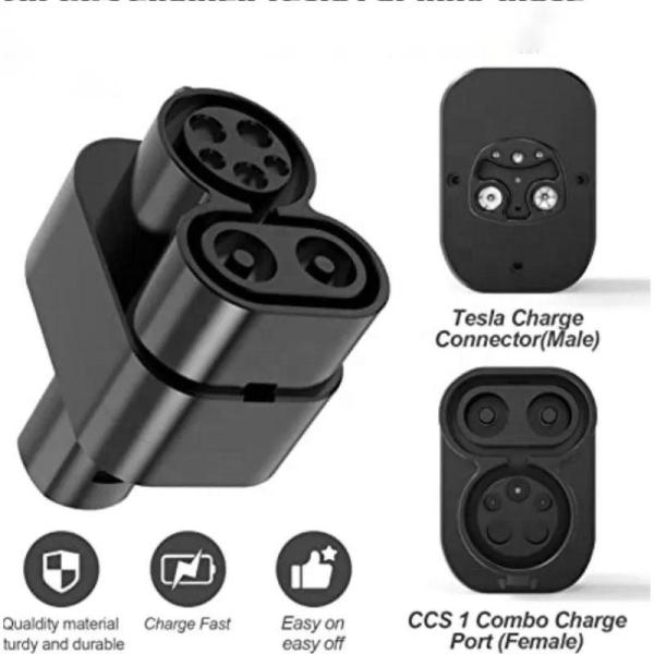 Tesla Model S 3 X Y CCS1 DC Fast Charger CCS Combo 1 To TPC Adapter 175kw