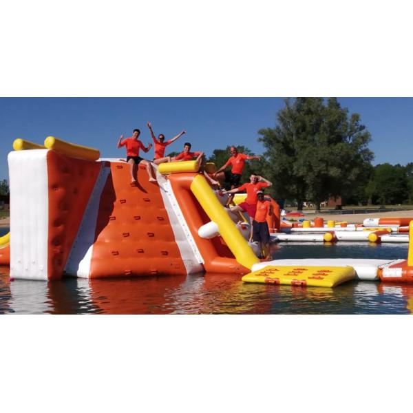 France Inflatable Aqua Park Games With TUV Certification For Lake