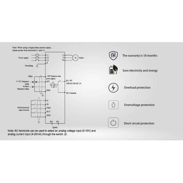 ZONCN NZ100 Vector Drive Vfd 220v 380v 5.5kw NZ100-5R5G-4