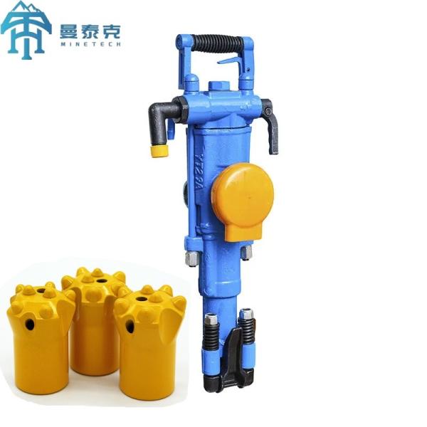 YT29A Pneumatic Rock Drill Jack Hammer with 50m Drilling Depth 50mm Drilling Diameter and 28 kg Light Weight