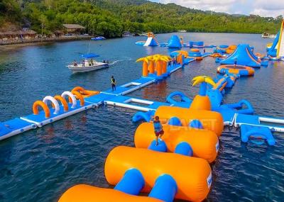Grande obstáculo inflável da água, CE do parque da água da explosão do Aqua aprovado
