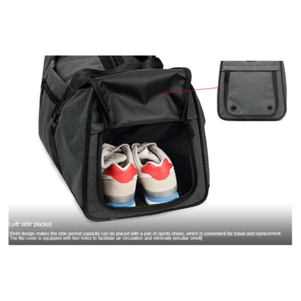 PU Leather Sports Messenger Short Distance Travel Bag 52*25*31cm