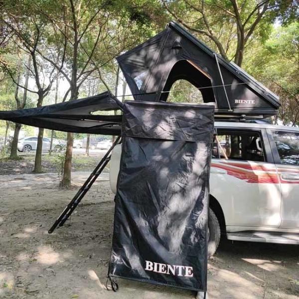 Outdoor Hard Shell Car Roof Tent 4 Person 4x4 For Toyota 210*132*18cm Closed Size