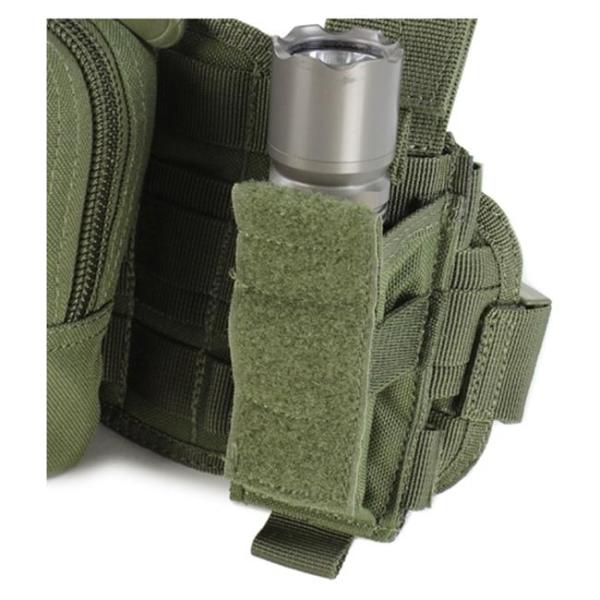 Flashlight Molle Magazine Pouches / Triple Magazine Pouch Leg Rig