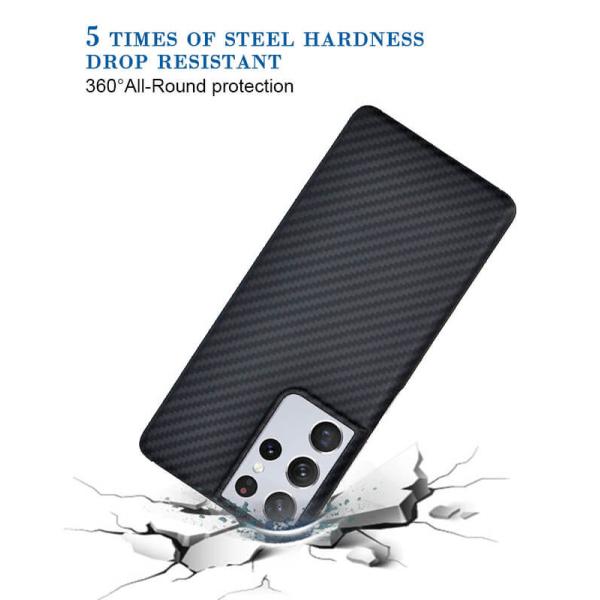 Ультра тонкая предусматрива волокна Samsung S21 ультра Aramid с текстурой 3D