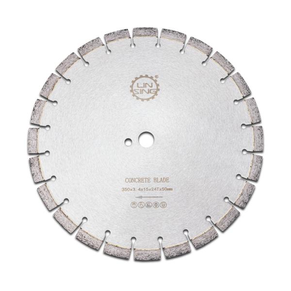 14 Inch Segmented Diamond Blade for Concrete High Frequency Welding and Customized OEM