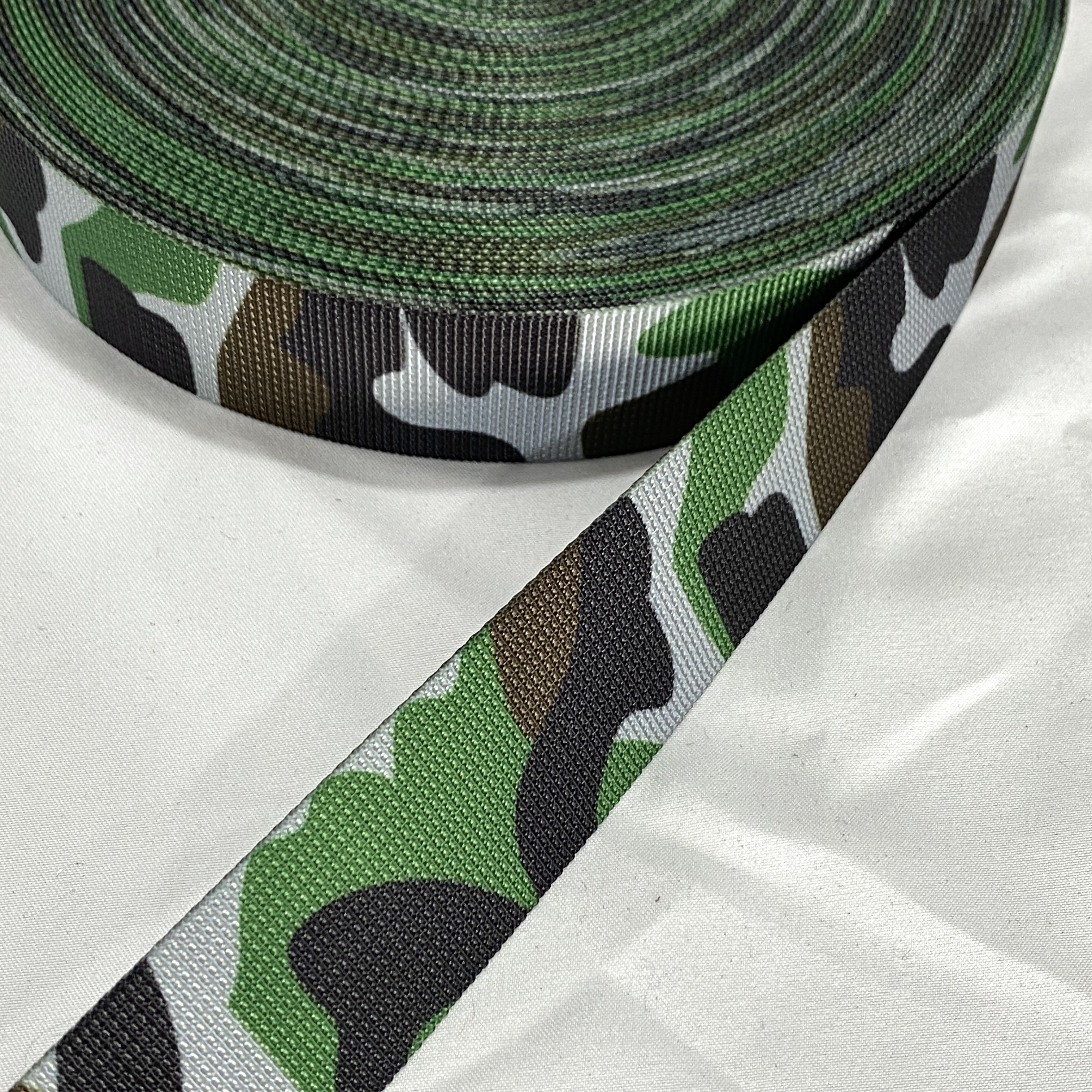 Camouflage Polyester webbing Camouflage Outdoor supplies Backpack belt Tactical clothing