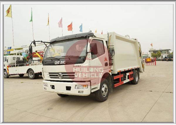 DFAC Garbage Collection Truck , Non - Leakage Garbage Removal Truck Low Pollution