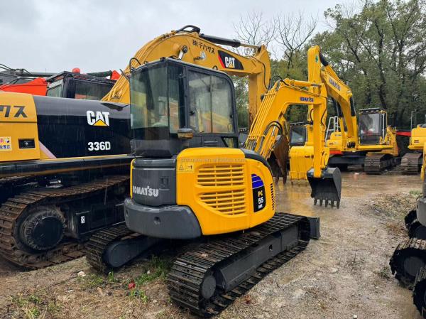 5.5ton mini used excavator used komatsu pc55/cheap price high quality second hand Komatsu pc55 on sale