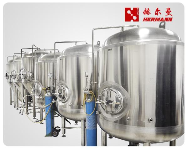 3000L Stand type Vertical Bright Beer Tank Using Polyurethane Insulation Material