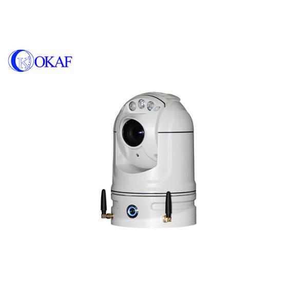 Internet Wireless 4G PTZ Camera , Wifi Auto Tracking PTZ Dome Camera 20X Optical Zoom