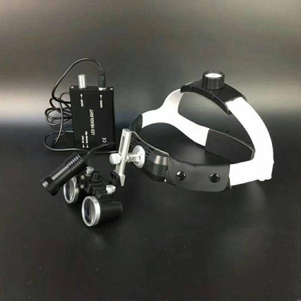 Headband Dental Operatory Light LED 2.5 X 3.5X Loupe Magnification