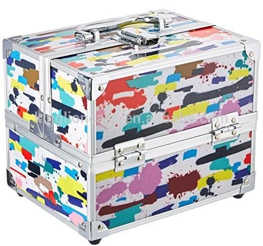 2018 new design make up case,enough compartments,beauty color,convenience