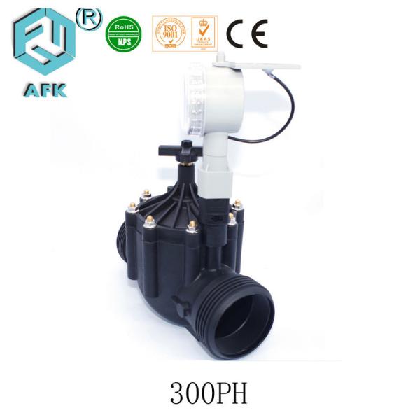 800Kpa Irrigation Solenoid Valve 3 Inch AC220 AC110V AC24V With Flange Connector