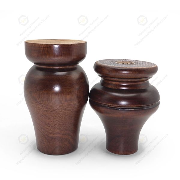 Solid Wood Gourd Cabinet Feet Sofa Support Foot Pads Furniture Feet Wooden Legs Bed Legs