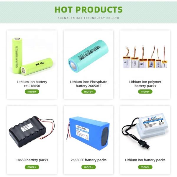 Customized 3.7V 7.4V 11.1V 12V 24V 36V 48V Lithium Battery Pack Lion Battery DIY 18650 Lion Battery Rechargeable
