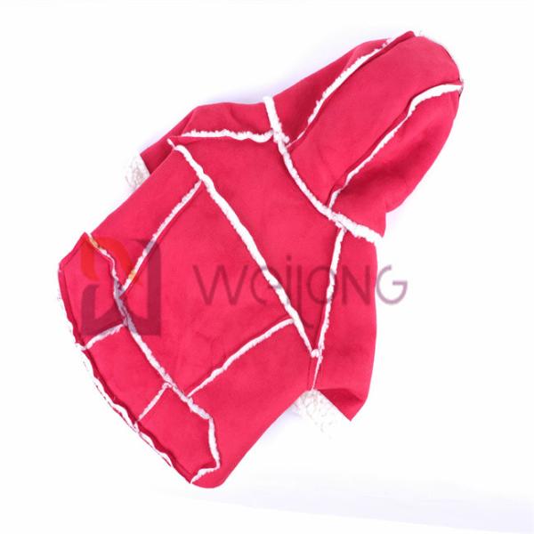 Теплый имитируйте Hoodie любимца кожаного края осени одежды любимца сырцового милый