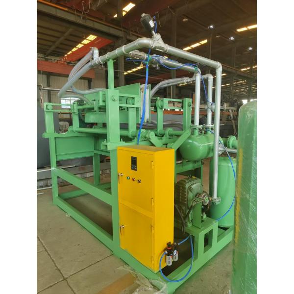 1000 piezas/h Máquina pequeña semiautomática de bandejas de huevos de papel reciclado Máquina de moldeo de pulpa Estructura simple Rodamiento Motor Engranaje